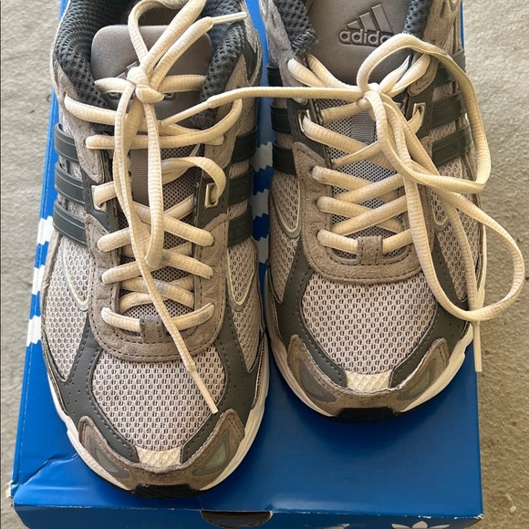 adidas Gray and Blue Men's Sneakers - Picture 14 of 14